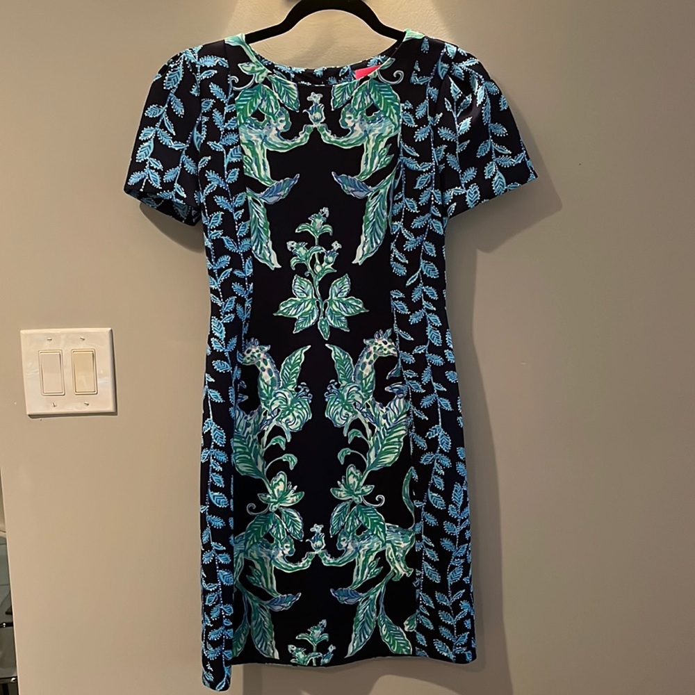 Lilly Pulitzer stunning jungle print dress size 4 like new